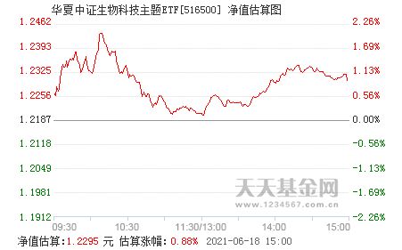 华夏中证生物科技主题etf