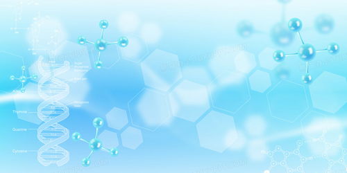 简约清新科技医疗生物基因分子背景图片素材免费下载