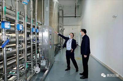 张家胜赴黄冈产业园调研工业企业 关注生物科技产业发展新动能